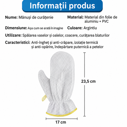 Mănuși de Sârmă Anti-Tăiere pentru Spălat Vase