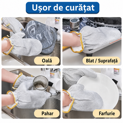Mănuși de Sârmă Anti-Tăiere pentru Spălat Vase