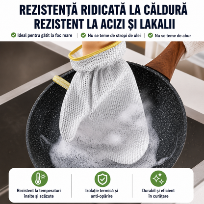Mănuși de Sârmă Anti-Tăiere pentru Spălat Vase